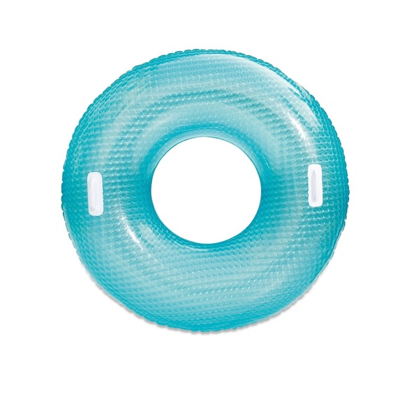 Play Day Inflatable Diamond Sparkles Swim Tube Pool Float - Picture 2 of 4